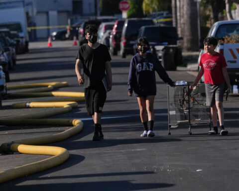 Los Angeles warehouse fire prompts shelter-in-place orders due to hazardous air
