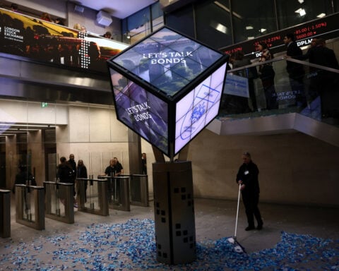 London's FTSE 100 falls 1% as miners and tech weigh; BoE holds rates