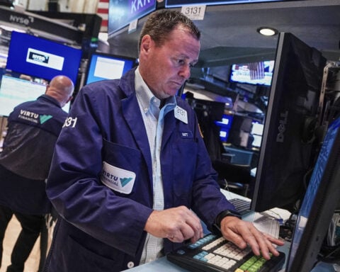 Stocks rise on Wall Street, erasing much of their loss from a day earlier