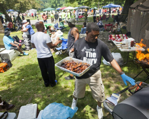 Juneteenth’s real meaning is written on the plates of smoked meats, potato salad and watermelon