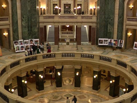 Wisconsin Capitol display honors children lost to gun violence; lawmakers renew push for gun safety as memorial grows