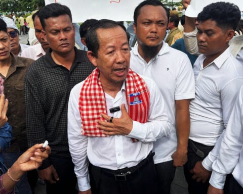 Cambodian Supreme Court upholds incitement conviction of opposition politician, sparking anger