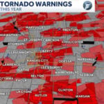Nearly 90 tornado warnings issued across Kansas City region in historic year