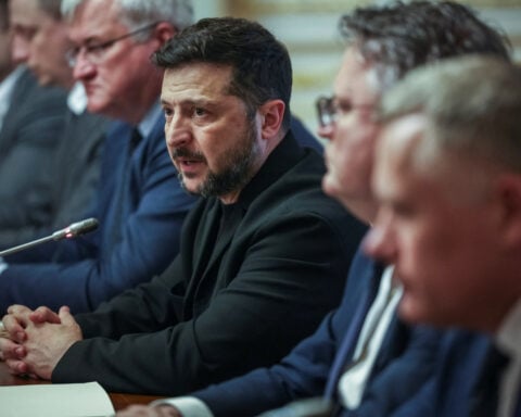 Ukraine's Zelenskiy says he returned state decoration to Polish president