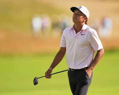 Amateur stars Russell and Koivun play together in the US Open's 'future of golf' pairing