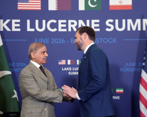 Vance, Iranians in Switzerland for first talks, overshadowed by closure of Strait