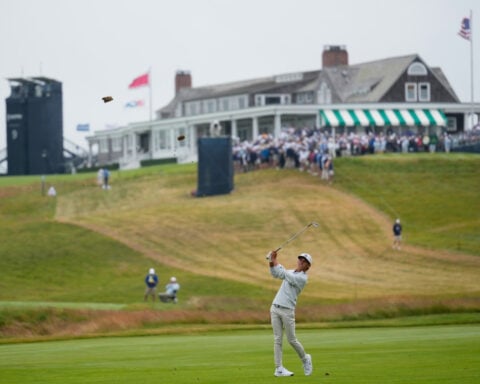 Miles Russell, 17, has his dad caddie to finish his US Open debut in a Father's Day surprise