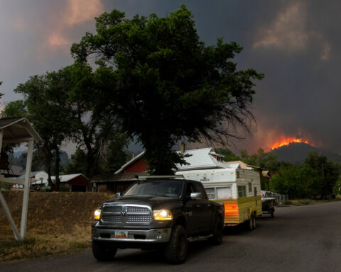 Heat, wind and drought conditions spark wildfires in US West