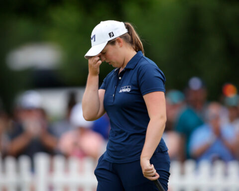 Yamashita wins Meijer LPGA Classic playoff after Woad lips out 3-footer in regulation
