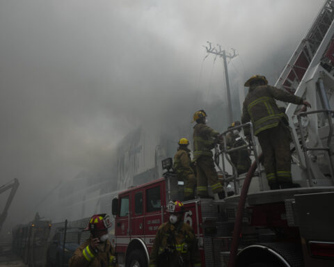 LA Mayor Bass declares emergency to secure resources to help fight warehouse fire