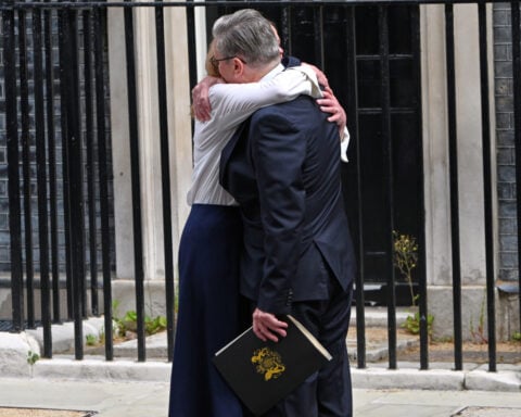 The Latest: UK Prime Minister Keir Starmer quits and will stay on until successor is chosen
