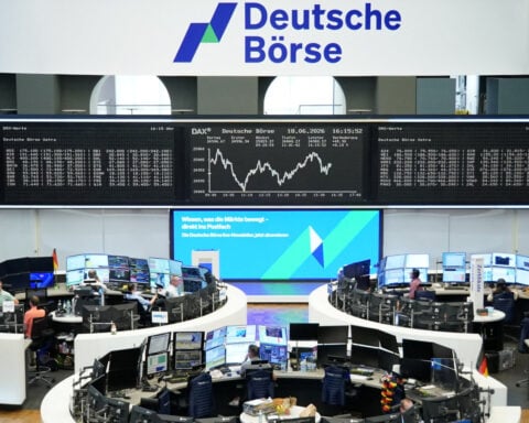 Stocks waver, oil falls as traders weigh fragile Iran peace talks