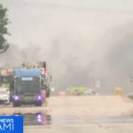 South Florida wildfire smoke eases, but crews continue battling blazes that have burned more than 20,000 acres