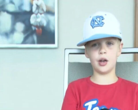 From cancer treatment to Omaha: Young Tar Heels fan lives his dream