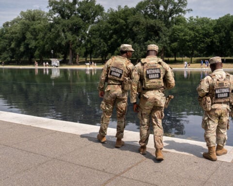 Trump threatens serious criminal penalties for those he says ‘vandalized’ the Reflecting Pool