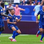 Kylian Mbappé of France scores his 15th World Cup goal, tying for 3rd most in history
