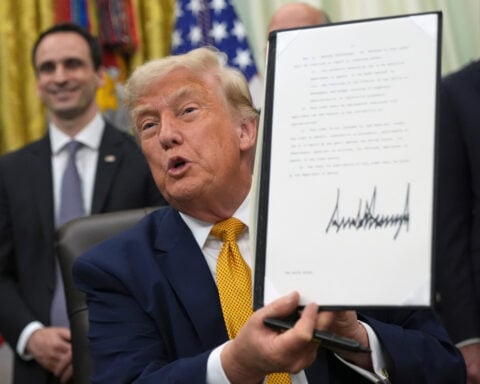 The Latest: Senate approves war powers resolution in a rebuke to Trump over Iran conflict