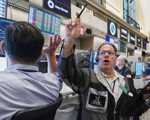 Sharp drops in Big Tech companies pull indexes mostly lower on Wall Street