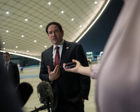 Rubio arrives in UAE with aim to head off Gulf Arab unease over tentative Iran deal