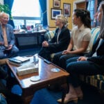 In visit to Capitol, Jessie Diggins and other Olympians push for climate change solutions