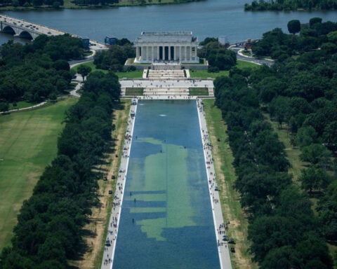Fact check: Trump’s false and unproven claims about the Reflecting Pool