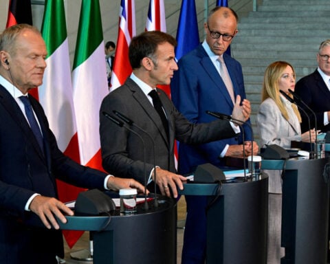 European leaders pledge unity after recent tensions ahead of NATO summit