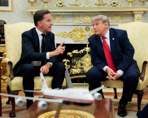 Using flattery, Rutte tries to ease NATO tensions with Trump over Iran