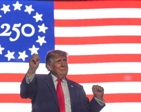 Trump turns America 250 kickoff into a campaign-style rally on the National Mall