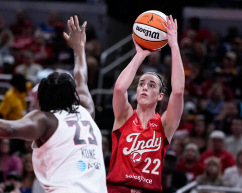 Caitlin Clark leaves Fever's loss with a back injury, doesn't return after 3rd-quarter scare