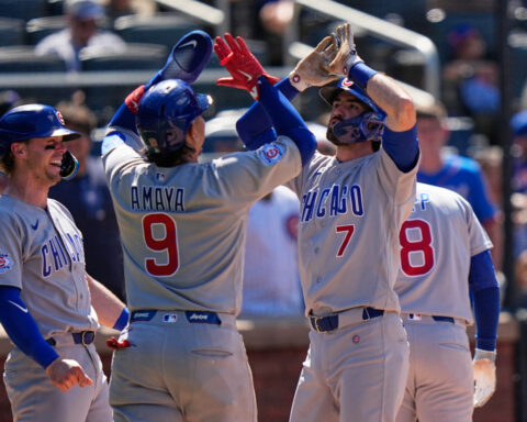 Swanson's epic doubleheader gives him best 4-game series in Cubs history -- with game left