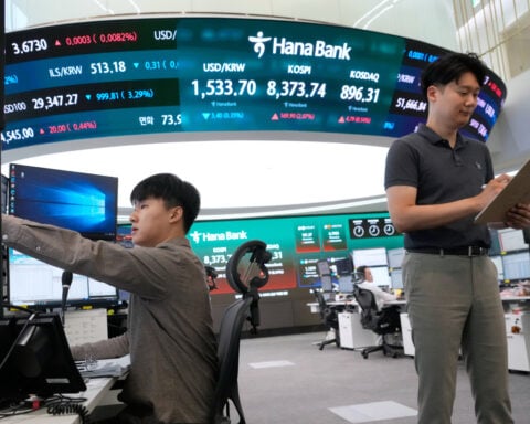 Rebound in tech shares pushes Asian shares higher, while oil prices fall