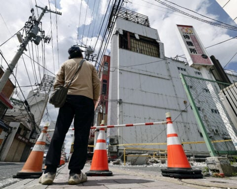 Magnitude 6.9 quake strikes Japan's northeast, no tsunami warning