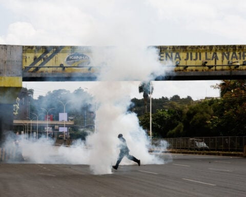 Kenya police disperse group marking deadly 2024 protests