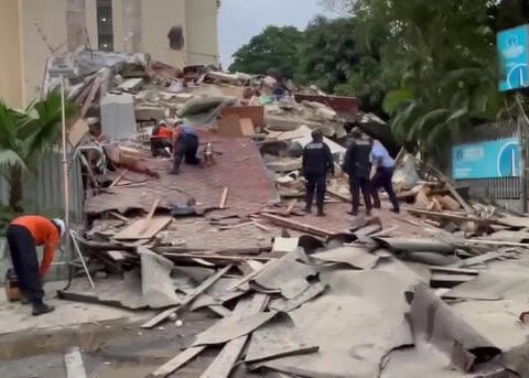 Rescue teams search for survivors after Venezuela earthquakes flatten Caracas tower
