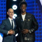 Top draft pick AJ Dybantsa arrives in Washington, ready to work on turning the Wizards around