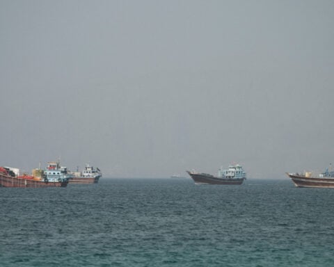 Trump chides Iran for ship attack after Tehran insists on control of the strait