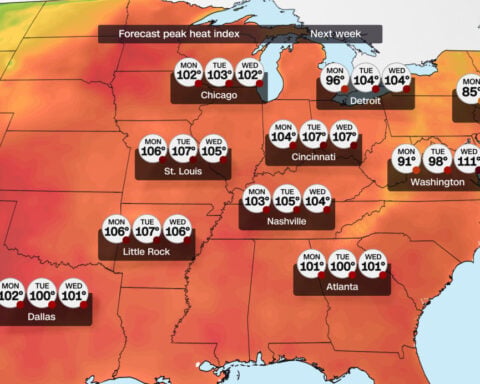 A widespread, searing heat dome and an extreme fire threat are expected as a major US weather pattern change unfolds