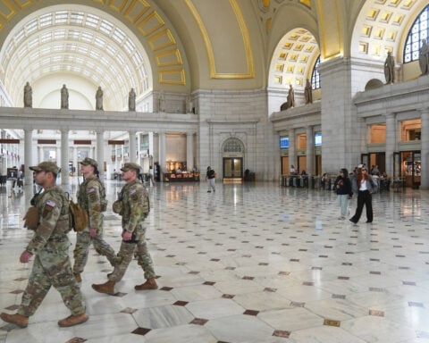 DC reaches court settlement with man detained while protesting troops' patrol with Darth Vader song