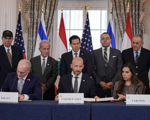 Israel, Lebanon sign initial agreement after US-mediated talks