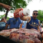 There's a beef about beef at the World Cup, as Argentina fans pour into Texas