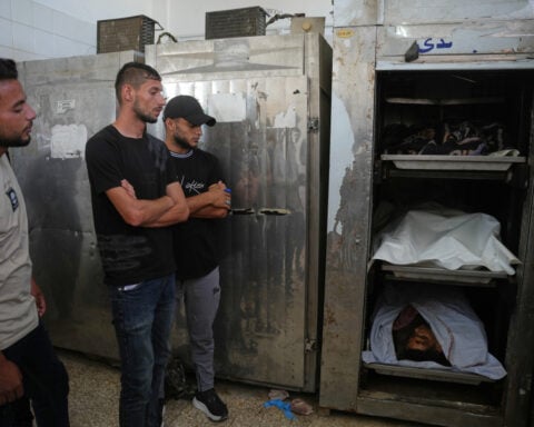 Israeli drone strike kills Palestinian siblings in a Gaza tent camp