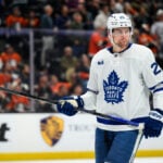 Blues acquire Brandon Carlo from the Maple Leafs in a trade at the NHL draft