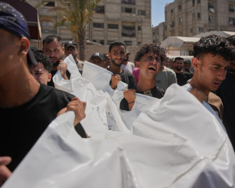 Israeli drone strike kills Palestinian siblings in a Gaza tent camp