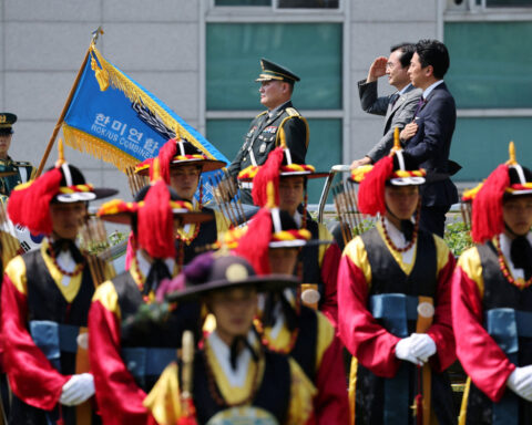 South Korea, Japan reaffirm denuclearisation goal, closer defence ties