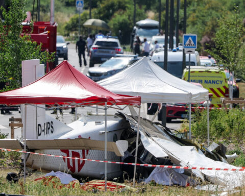 Eleven people killed in plane crash in northeastern France