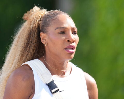 Serena Williams gave herself a pep talk to play singles at Wimbledon at age 44