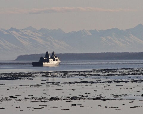 The military is searching for a US Marine missing off the coast of California