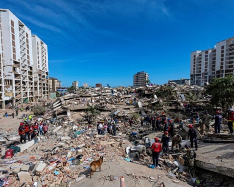 Father and son rescued after four days buried under rubble of Venezuela's earthquakes