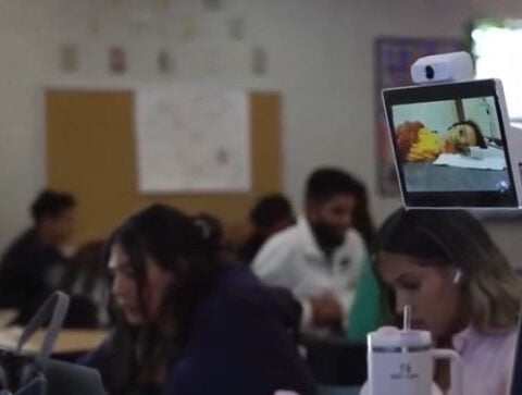 Student with rare disease graduates high school while using telepresence robot
