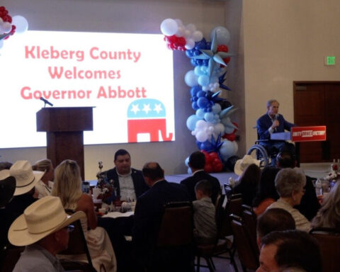 Gov. Greg Abbott rallies Kleberg County Republicans as Democrats hold state convention